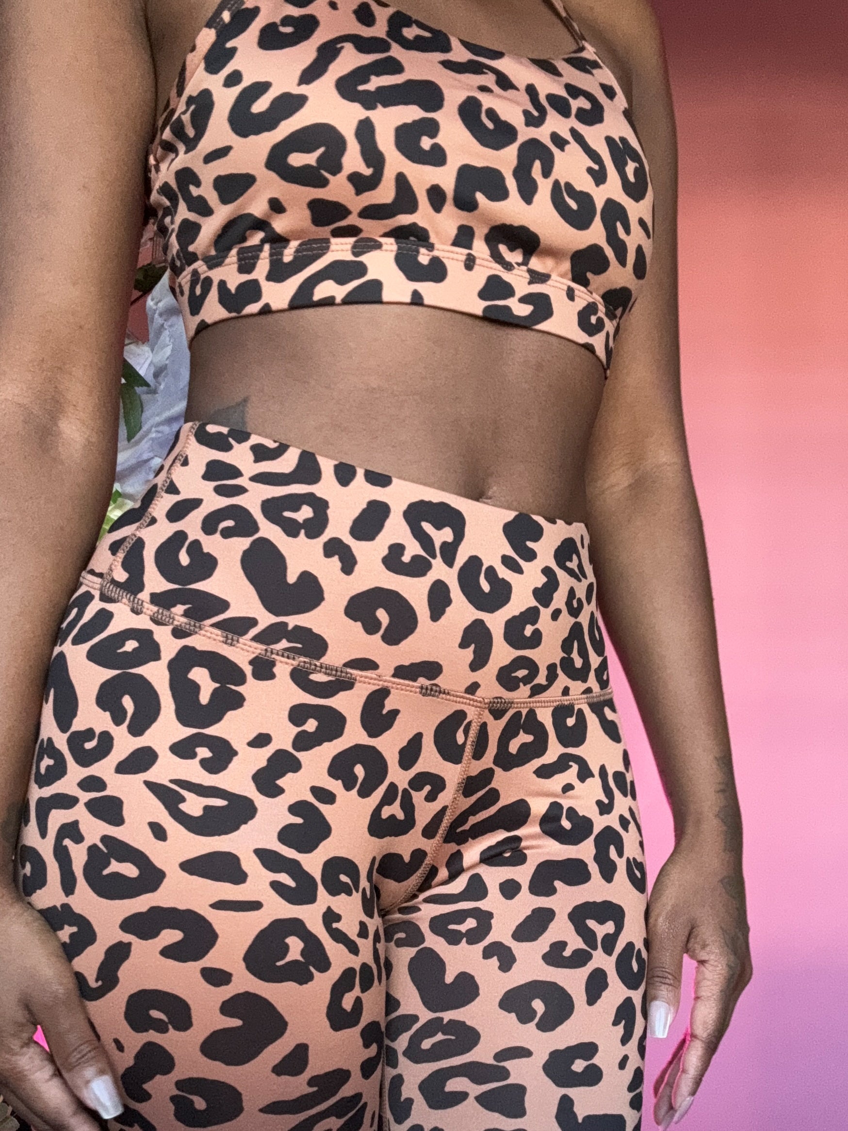 The Leopard Yoga Set