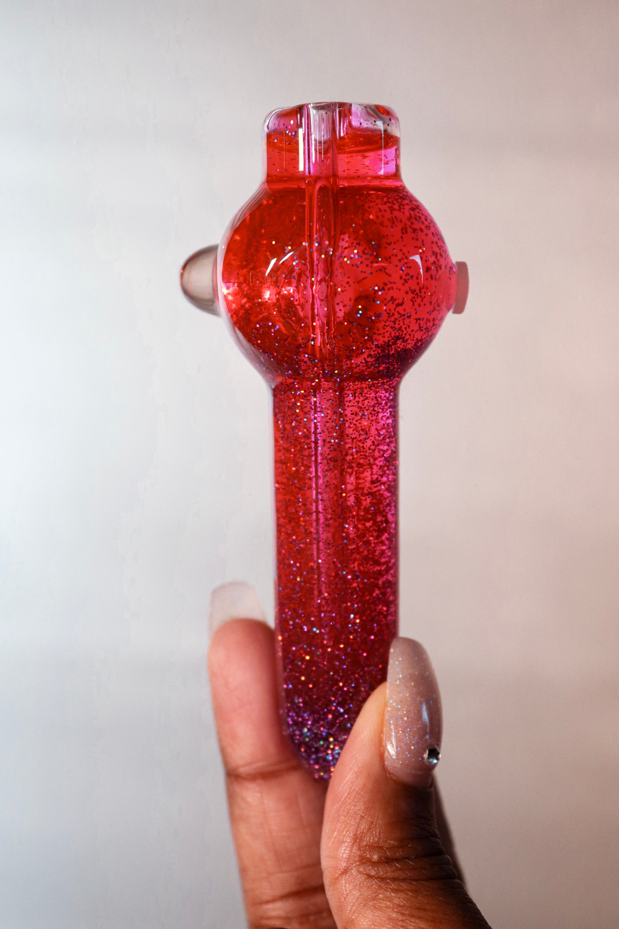 Pink Mini Glitter Bomb Pipe